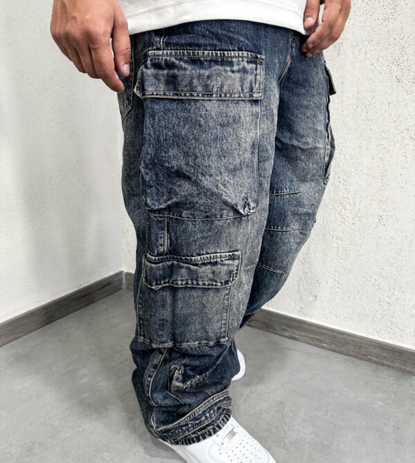 Cargo Heavy Pocket Blu Wash