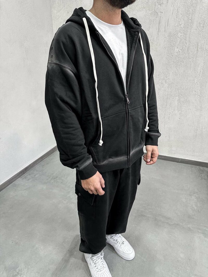 Tracksuit Destroyed Wash Zip - immagine 3