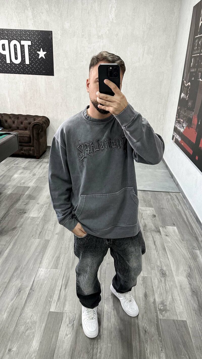 Hoodie Crewneck Super Wash - immagine 6